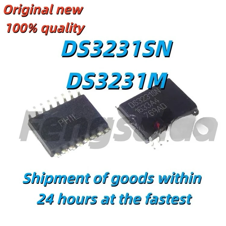 5PCS New Original Imported DS3231SN DS3231M SMT SOP-16 Real-Time Clock Module Chip IC