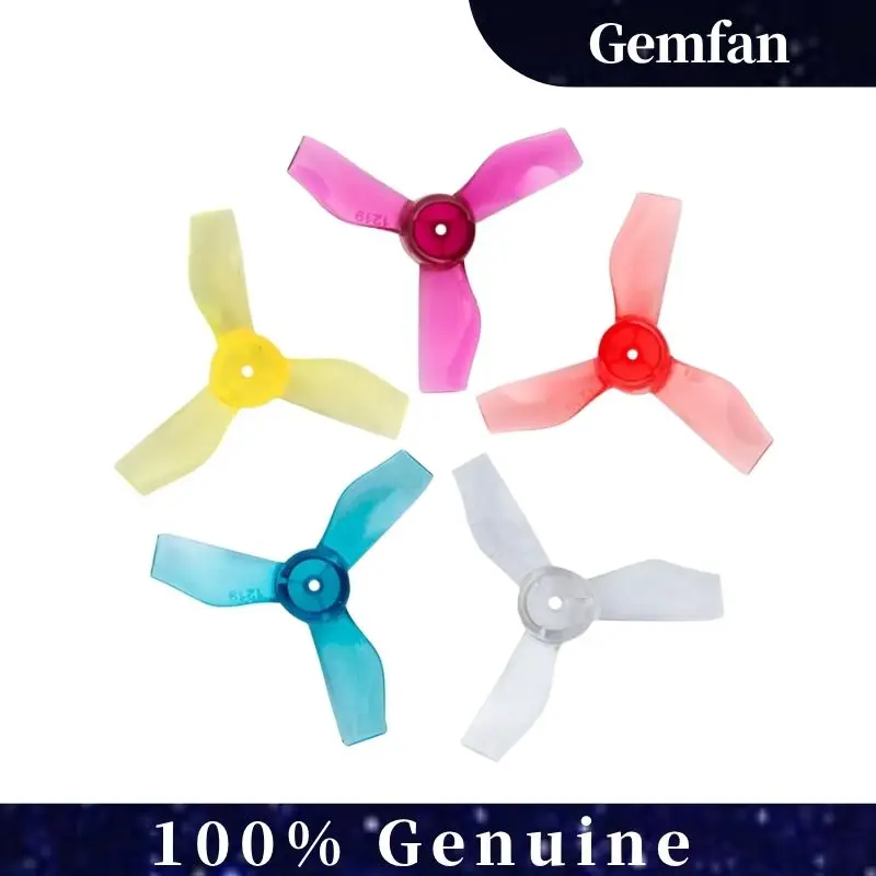 

GEMFAN 1219 3 Blade PC Propeller 31mm 0.8mm/1mm CW CCW Brushless Motor FPV Propellers for 0703-1103 FPV RC Drone
