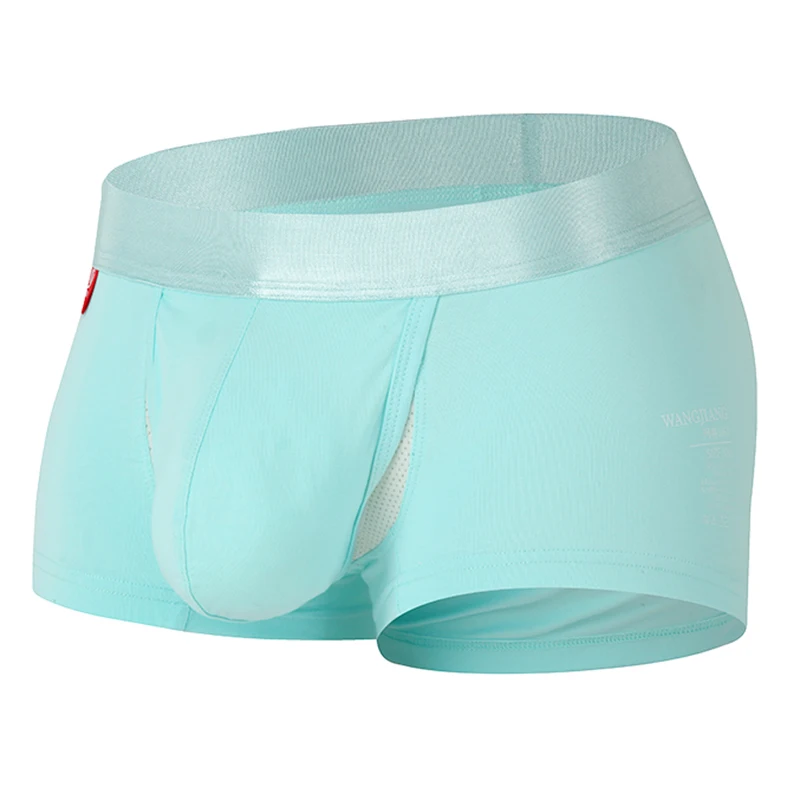 Vorne offen Unterwäsche Männer Baumwolle Sexy Herren Boxershorts Höschen Atmungsaktive Beutel Ausbuchtung Unterhose Männlich