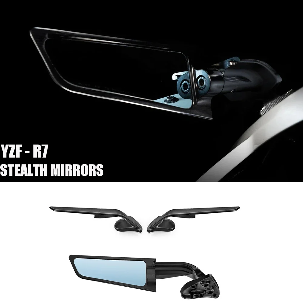 

YZF R7 accessories Mirrors For Yamaha YZF R7 YZFR7 2021 2022 Stealth Mirrors Sports Winglets Mirror Kit Adjustable Mirrors Wing