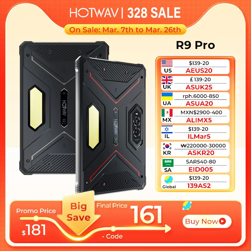 New HOTWAV R9 Pro Rugged Tablets Android 14 11