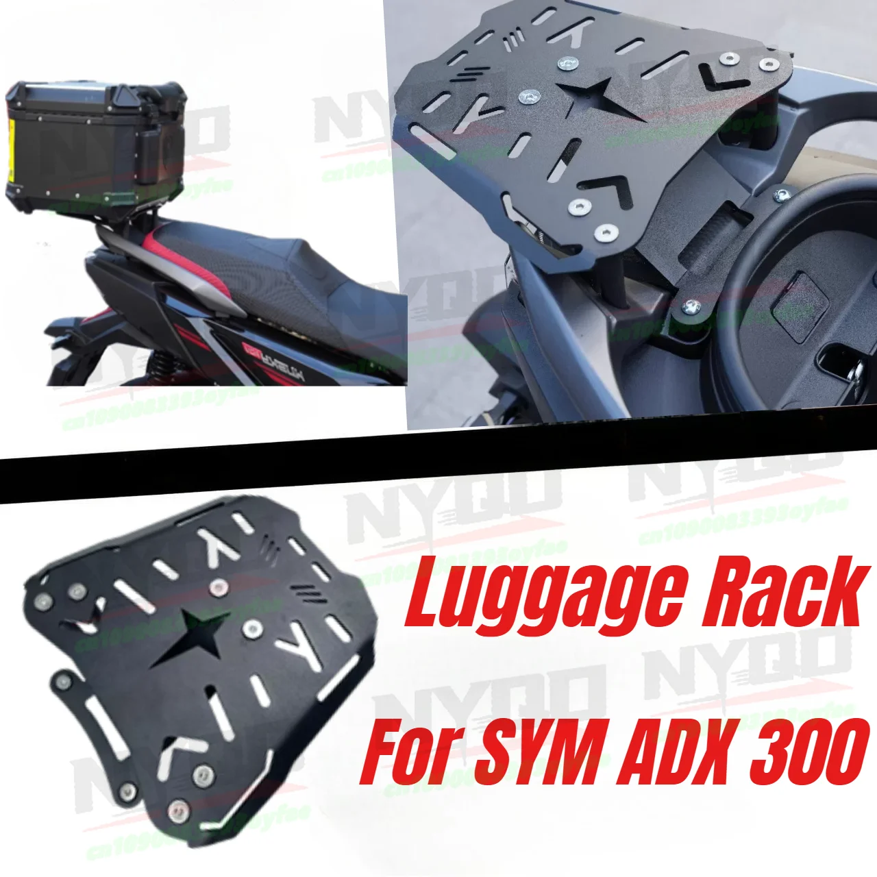 

Motorcycle Rear Luggage Tail Rack Trunk Expansion Panel for SYM ADX 300 300ADX ADX300 Motorcycle Parts