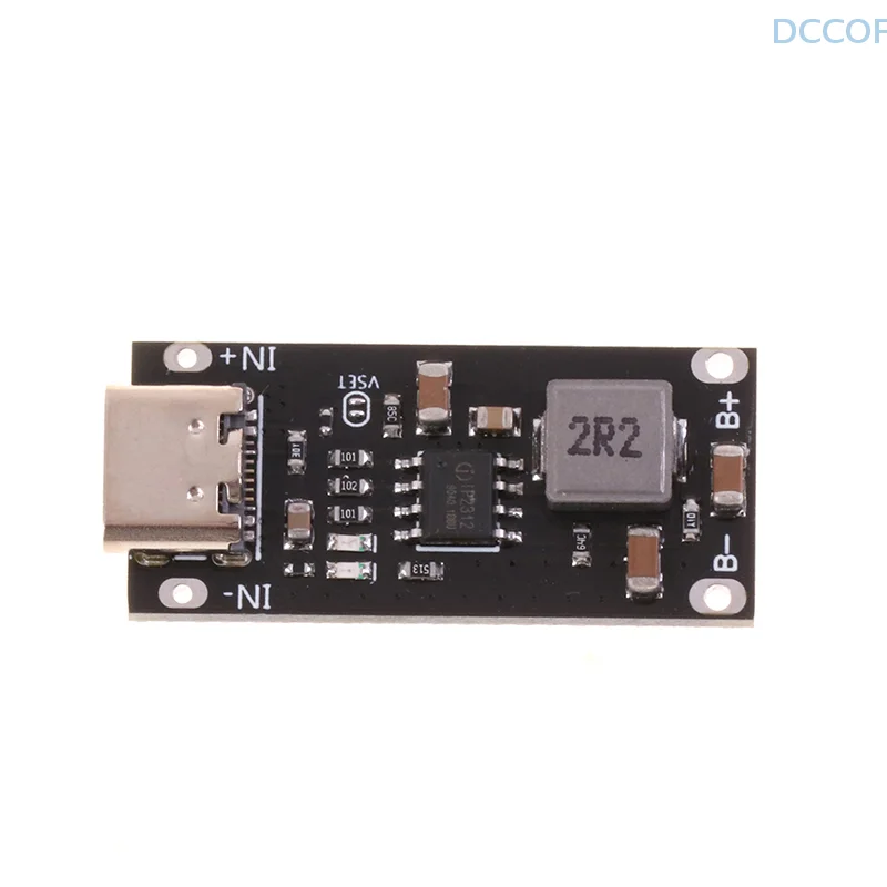 Type C USB Input 3A Polymer Ternary Lithium Battery Quick Fast Charging Board IP2312 CC/CV Mode 5V To 4.2V