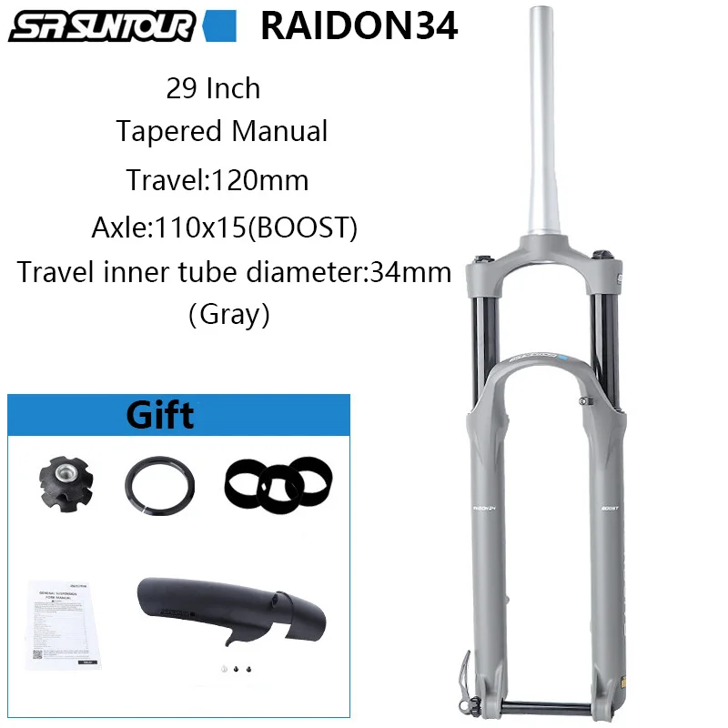SR SUNTOUR RAIDON Mountain Bike Front Fork Bucket Axle Mountain