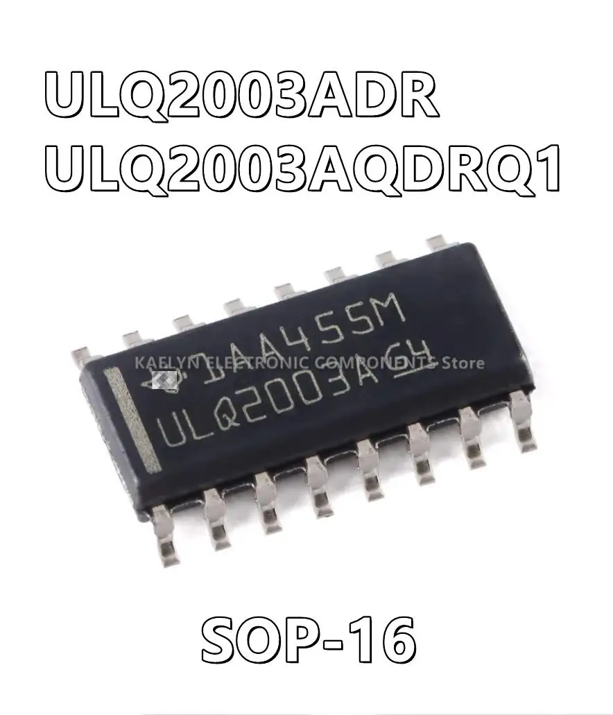 20Pcs/lot ULQ2003ADR ULQ2003A ULQ2003AQDRQ1 ULQ2003AQ Power Switch/Driver 1:1 Darlington 500mA 16-SOIC