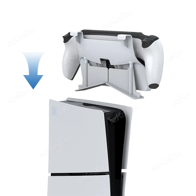 Side Hanger for PlayStation Portal Games Console for PS5 Host Side Hook Desktop Holder for PS Portal Remote Player Accessories