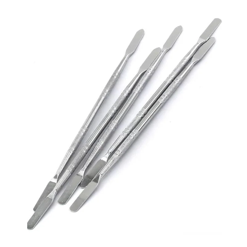 Stainless Steel Makeup Mixing Palette Foundatio Spatula For Watercolor Paints Eye Shadow Sticks Makeup Cosmetic Beauty Tool