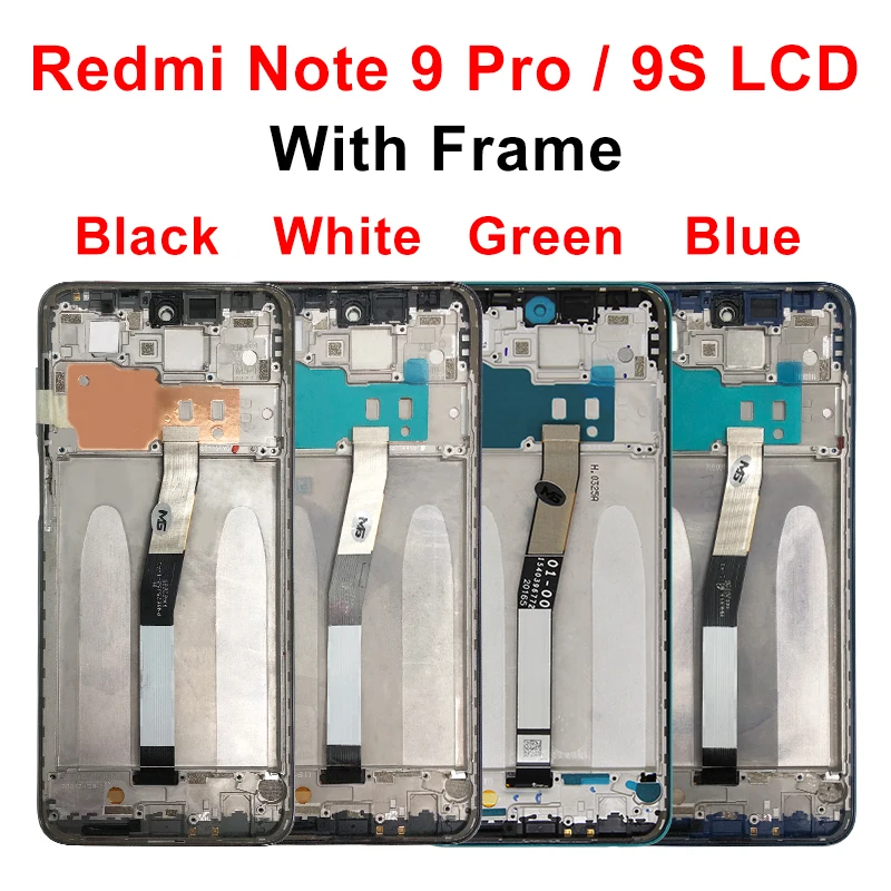 IPS para Xiaomi Redmi Note 9S 9Pro M2003J6B2G LCD Touch Screen para Redmi Note 9 Display M2003J15SC Digitizer Repuestos 5