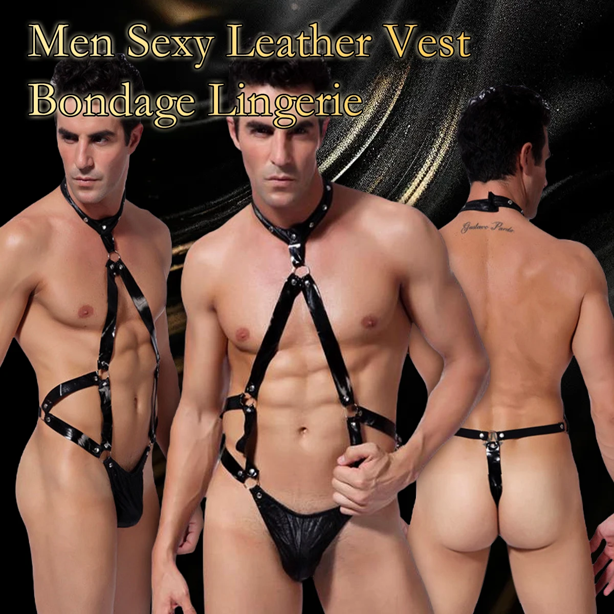 Mannen Exotische G-Strings Heren Jockstrap Ondergoed Bodysuit Bretels Jumpsuits Bdsm Gay Body Bondage Sexy Lingerie Harnas Mannen Fe