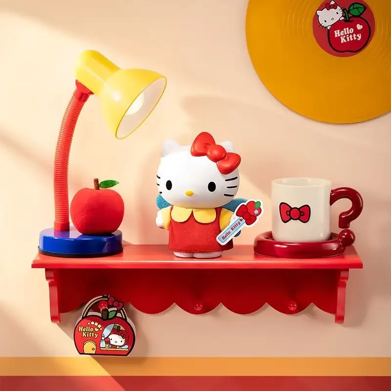 2024 New Sanrio Hello Kitty Apple Speaker Kawaii Hellokitty Anime Figures Room Ornaments Doll Hellokitty Speaker Gifts For Girls