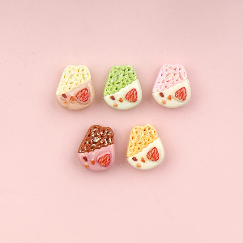 30/300PCS Dollhouse Decor Miniature Rabbit Bake Scene Decoration Mini Cakes Bread Doll Accessories DIY Nail Art Scrapbook
