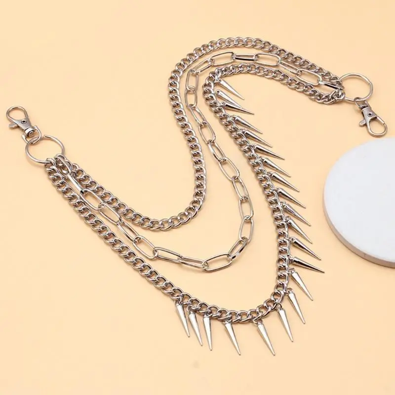 652f Jeans punk Chain Multi Layer cruza