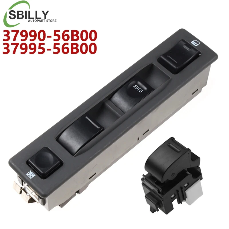 Samochód 37990-56B00 główny przełącznik sterowania szybą elektryczną dla Suzuki Sidekick 1992-1998 dla Geo Tracker Vitara 3799056 B00 3799556 B00
