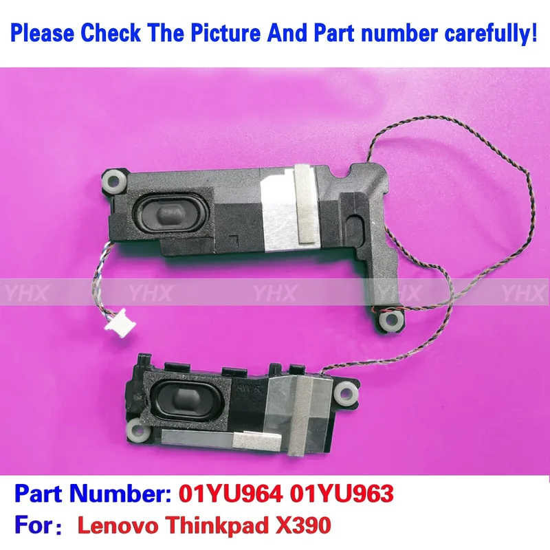 

GYX New 01YU963 01YU964 For Lenovo Thinkpad X390 Yoga Laptop Built In Speaker L+ R Set.