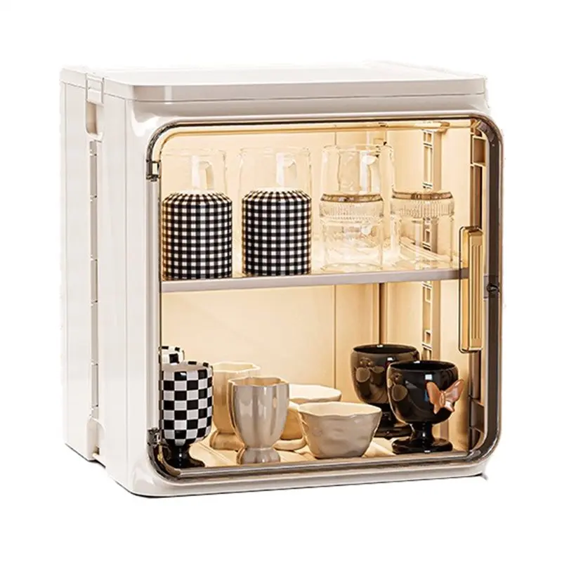 Kitchen Counter Top Cup Holder, Water And Tea Cup Dustproof Storage Rack Countertop