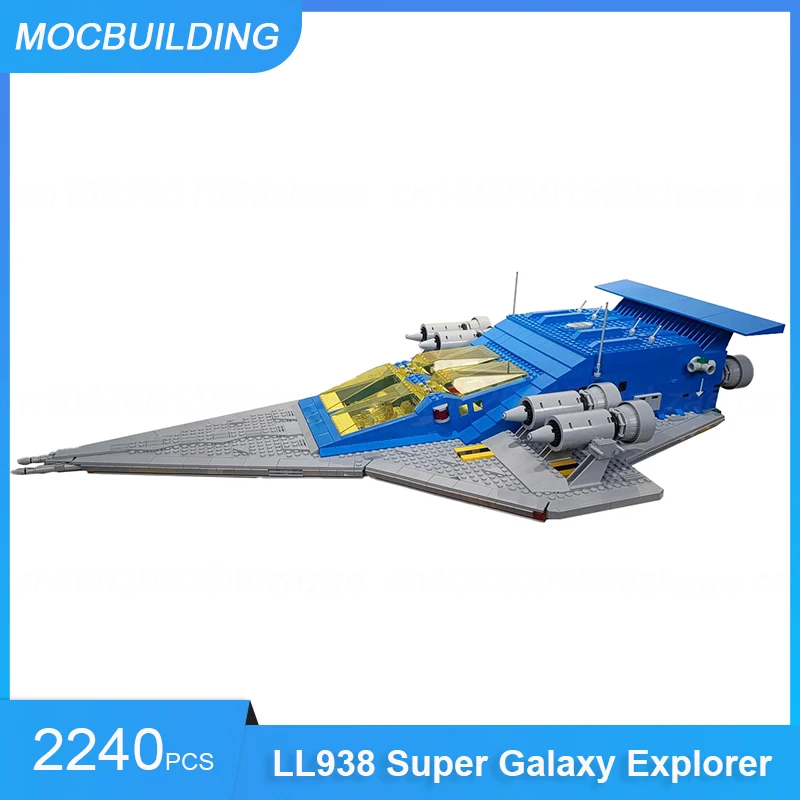 

MOC Building Blocks LL938 Super Galaxy Explorer Model DIY Assemble Bricks Classic Space Educational Creative Toys Gifts 2240PCS