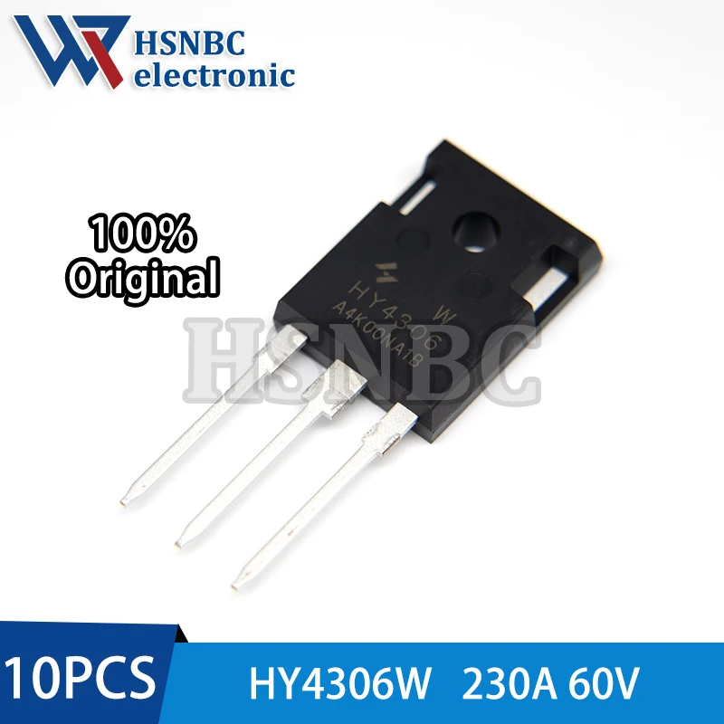 

10PCS HY4306W HY4306 TO-247 60V 230A N-Channel Power MOSFET Transistor 100% New Original