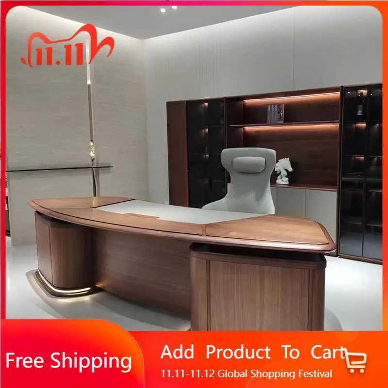 

Secretary Storage Office Desk Organizer Boss Standing Conference Computer Desks Gaming Unique Escritorio Oficina Desk Furniture