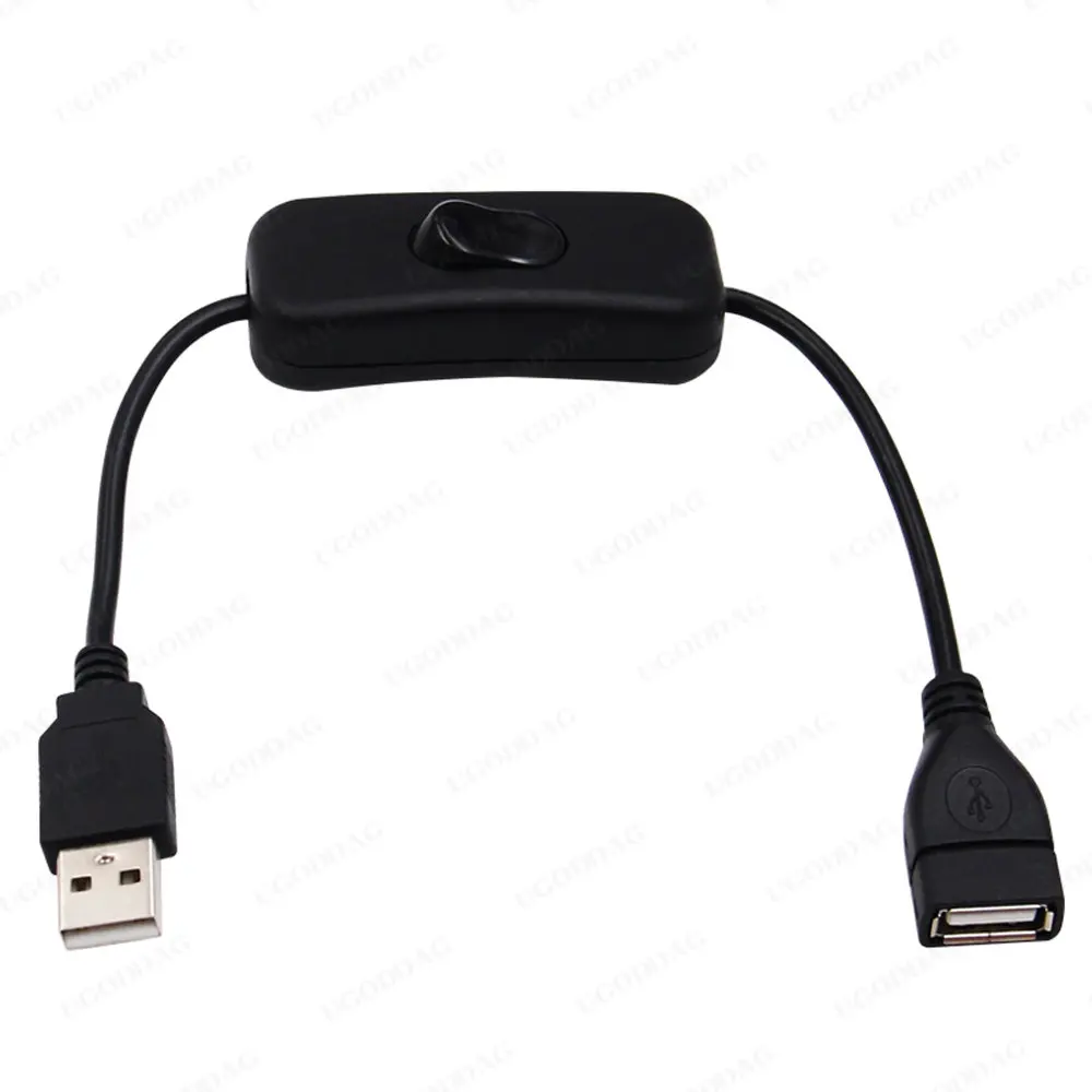 28Cm Usb Kabel Met Schakelaar On/Off Kabel Uitbreiding Toggle Voor Usb Lamp Usb Fan Voeding Lijn duurzaam Hot Koop Adapter