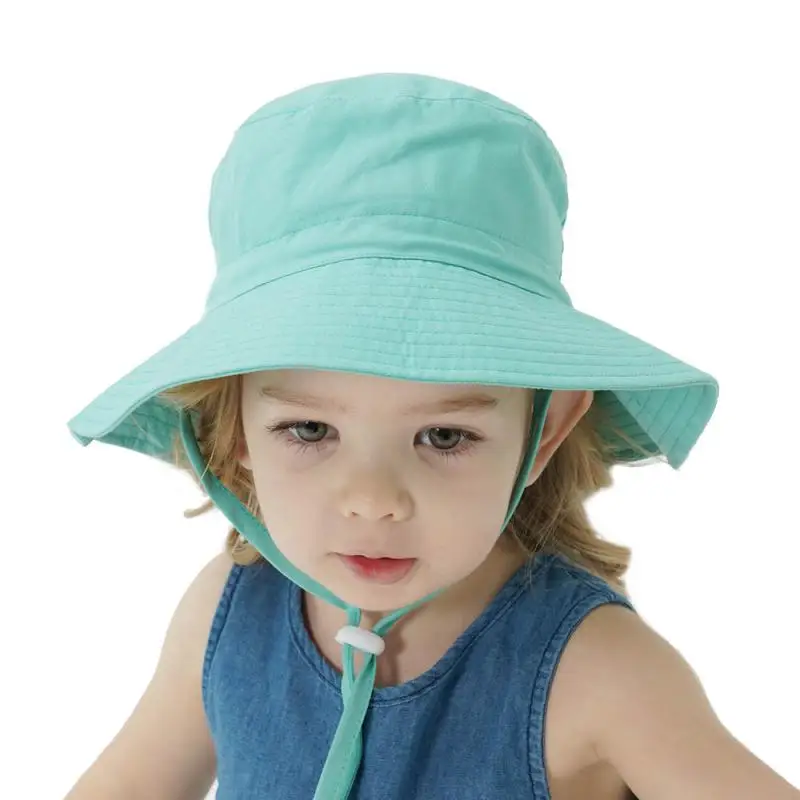 Children Stylish Fisherman Hats Summer Foldable Outdoor Mountaineering Travel Beach Breathable Sunshade and Sunscreen Hats XS-M