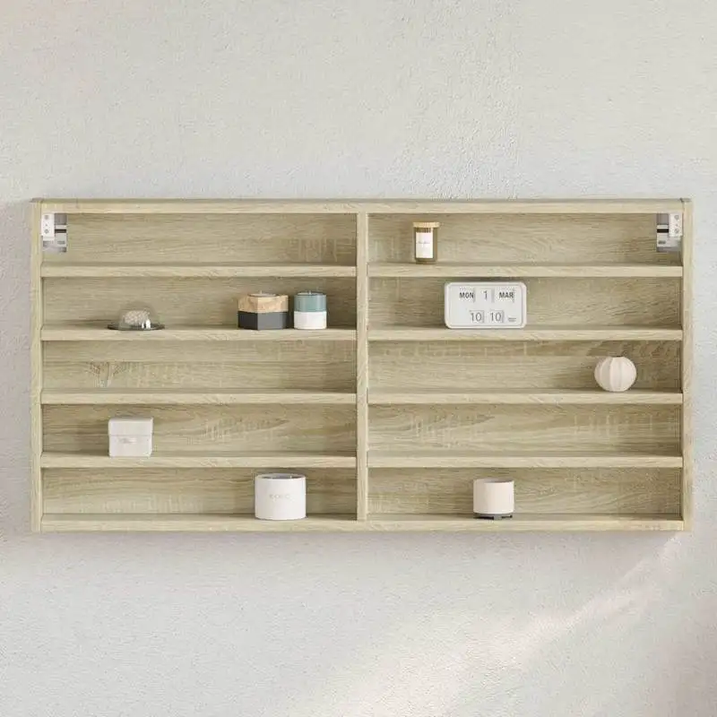 Vitrina Sonic Oak De 100X8.5X50Cm, Alta Calidad, Fácil De Limpiar, Diseño Moderno — -57%, 65.91€ Coupon, from 49.73€ – 57% descuento – €49.73