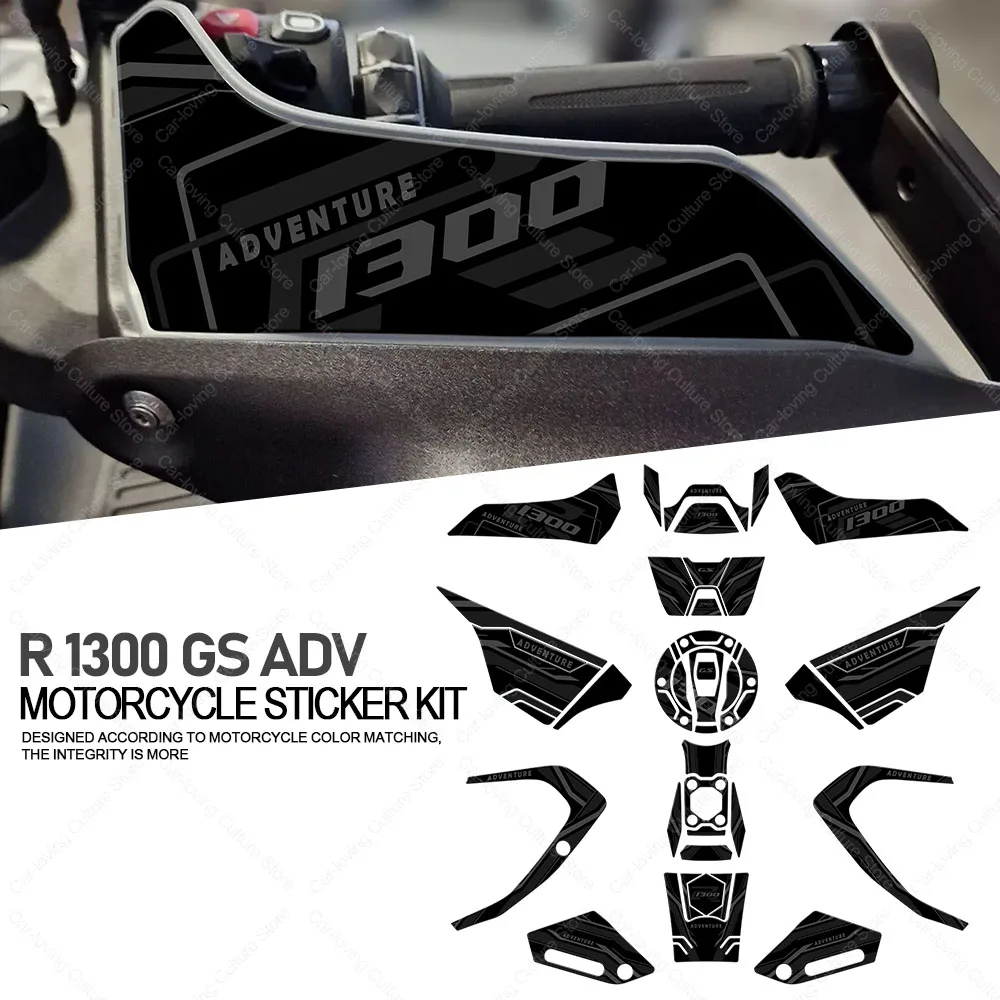 

Motorcycle Accessories Waterproof Protective Tank Pad Stickers Kit 3D Epoxy Resin Protective Sticker For R 1300 GS ADV