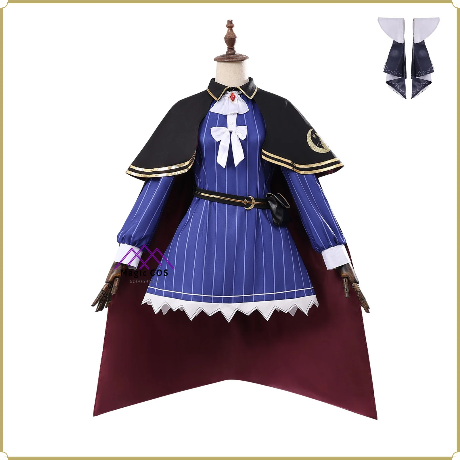 

High Quality Sophia Claudel "Mage Style" Cosplay Costume Female Anime Character Ruffled Skirt Anime Outfit Comic Con Party Suit