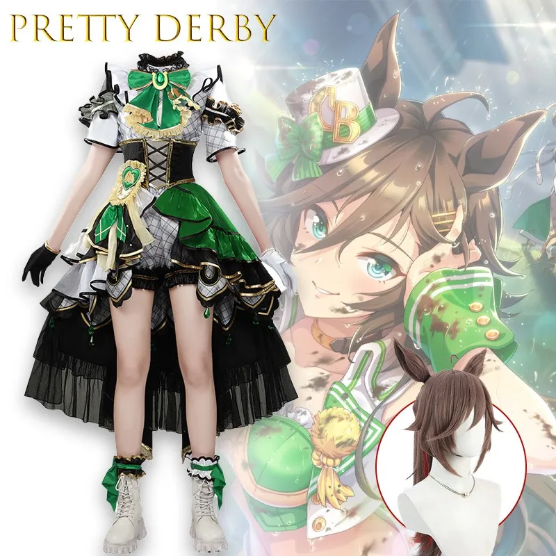 ‌ ‌ ‌ ‌ ‌ APretty Derby Clear Bliss 6EVENT le nouveau Frontier Cosplay Costume Anime personnage tenue robes dentelle épissage robe de bal