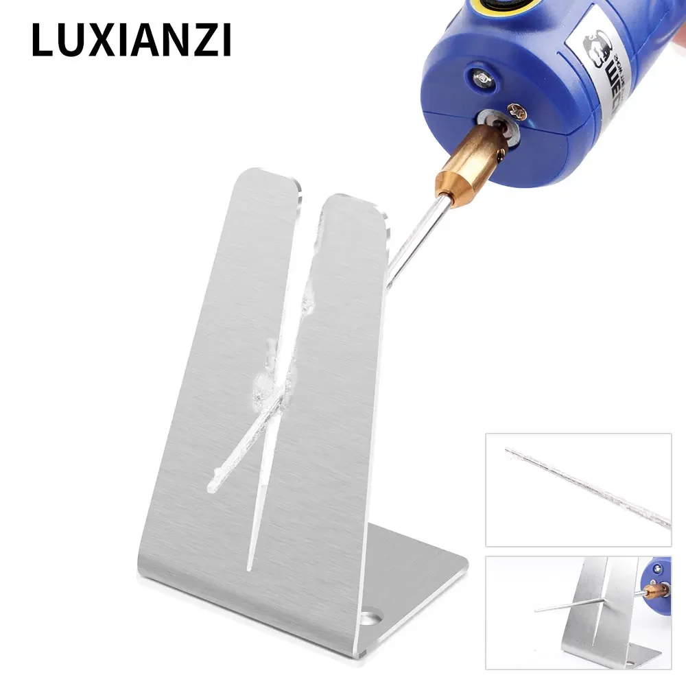 LUXIANZI OCA Glue Remover Needle Stand For Mobile Phone Screen Residue Adhesive Clean Electric Glue Removal Tools Accessories