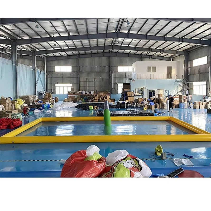 Water Sports Pool Floating Games Inflatable Volleyball Pool Volleyball Court