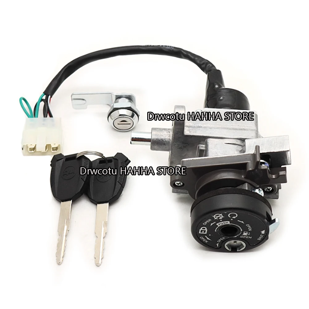 

Motorcycle For Sym Xs125t-16c Fiddle 4 Ignition Switch Start Power Door Lock Electric Key lock