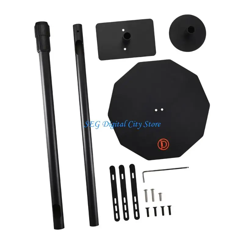 

U75B Adjustable Height Speaker Stand For Era 300 100 Heavy Duty Carbon Steel