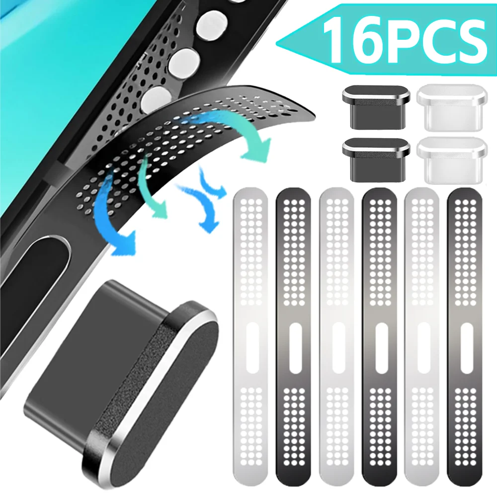 

1-16PCS Metal Speaker Dust Cover Dustplug for IPhone 17 Air 17 Pro Max Adhesive Protective Speaker Mesh Dustproof Trumpet Net