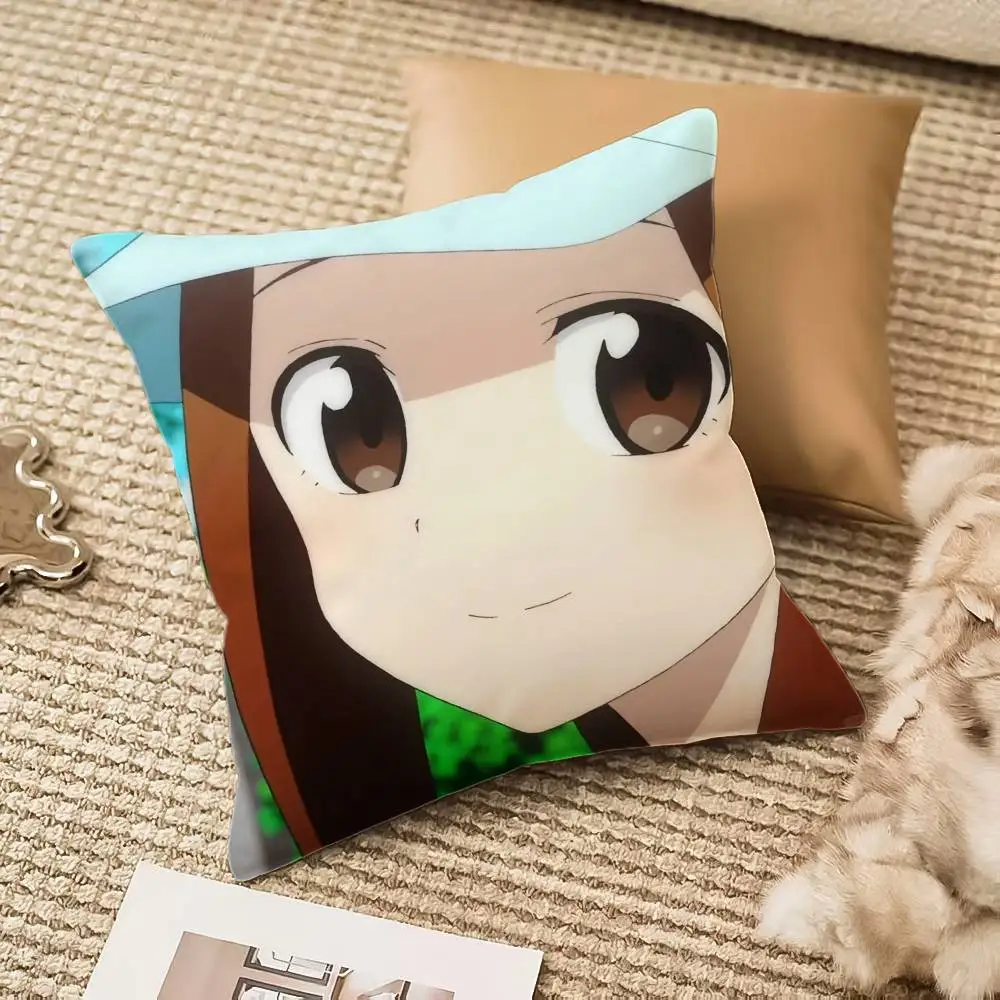 Anime-T-Teasing Master Takagi-sanES-Fun Federa per cuscino Anti-polvere Divano letto con cerniera invisibile