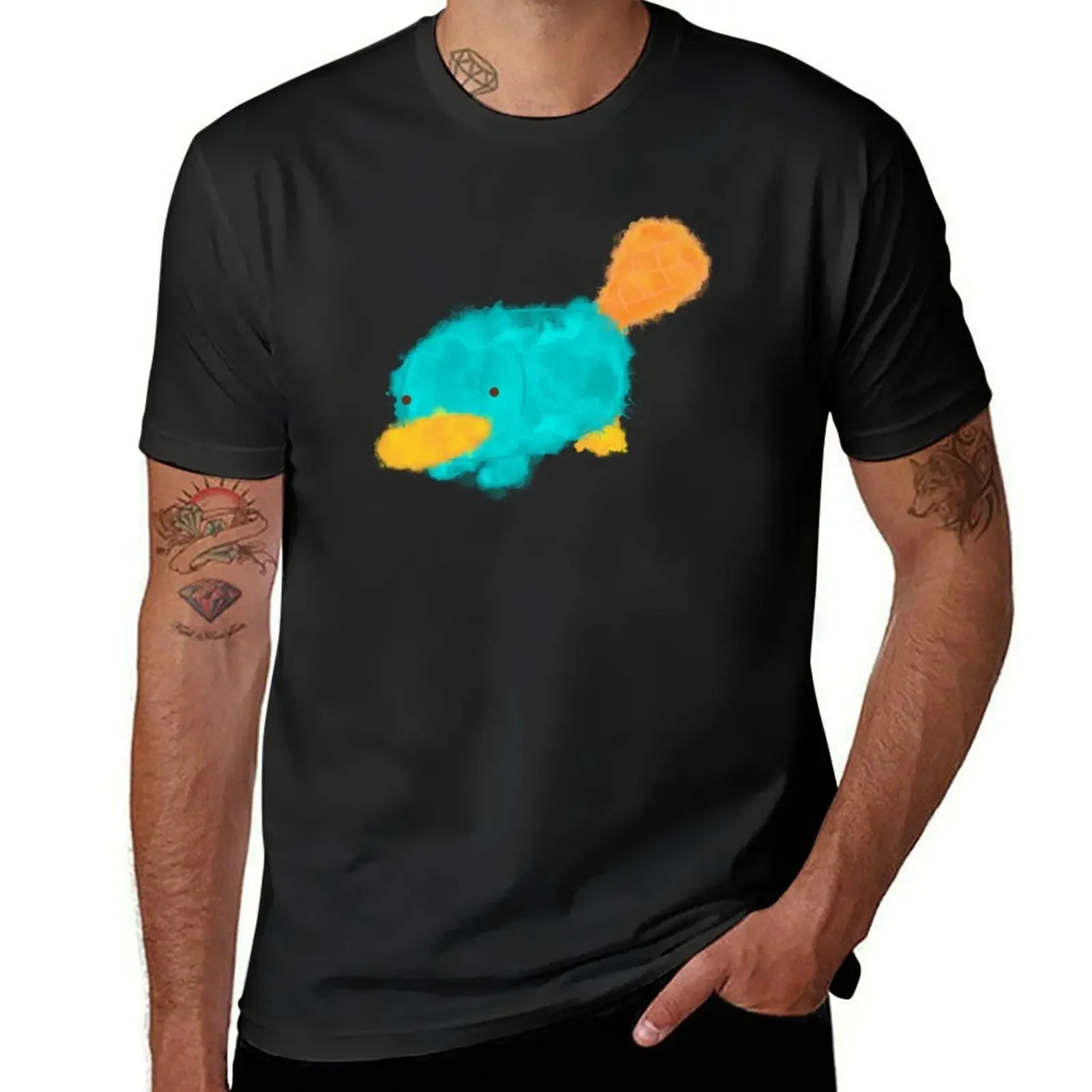 Perry the Splatypus T-Shirt street wear new edition Man t-shirt man t shirt designer t shirt men