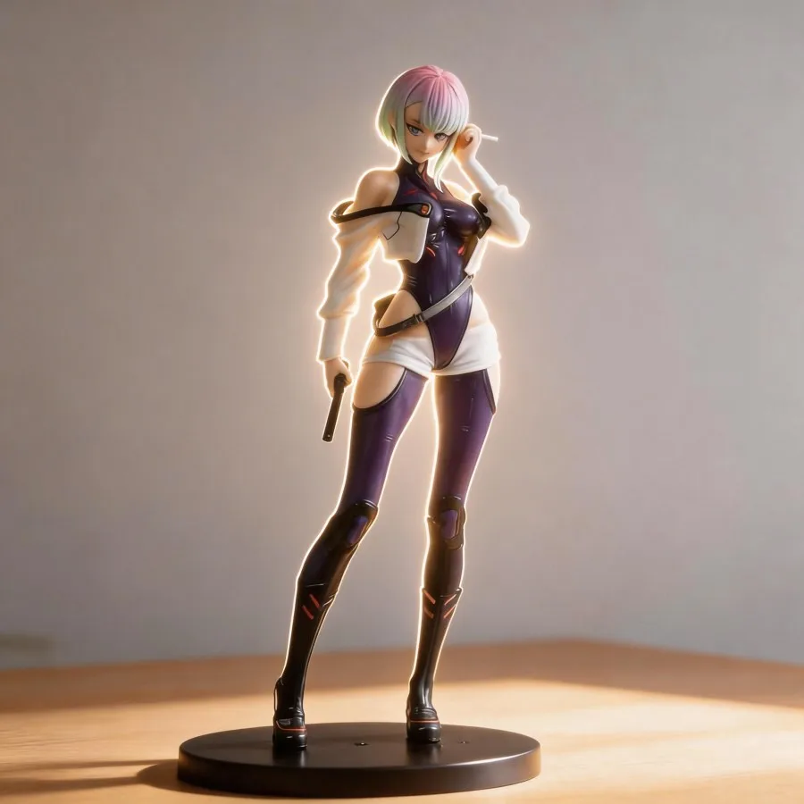 

Anime Cyberpunk 2077 Lucy, David, Pilar, Rebecca Action Figure Collectible Model Toy 22cm, High Quality