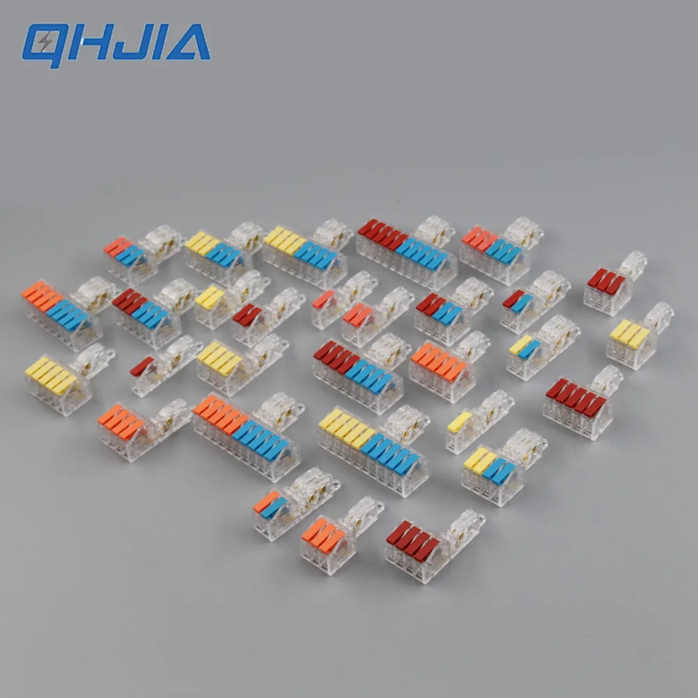 NEW 1 2 in 2 3 4 5 6 8 10 out universal easy opening t-shaped break free clip china wire Connector marker
