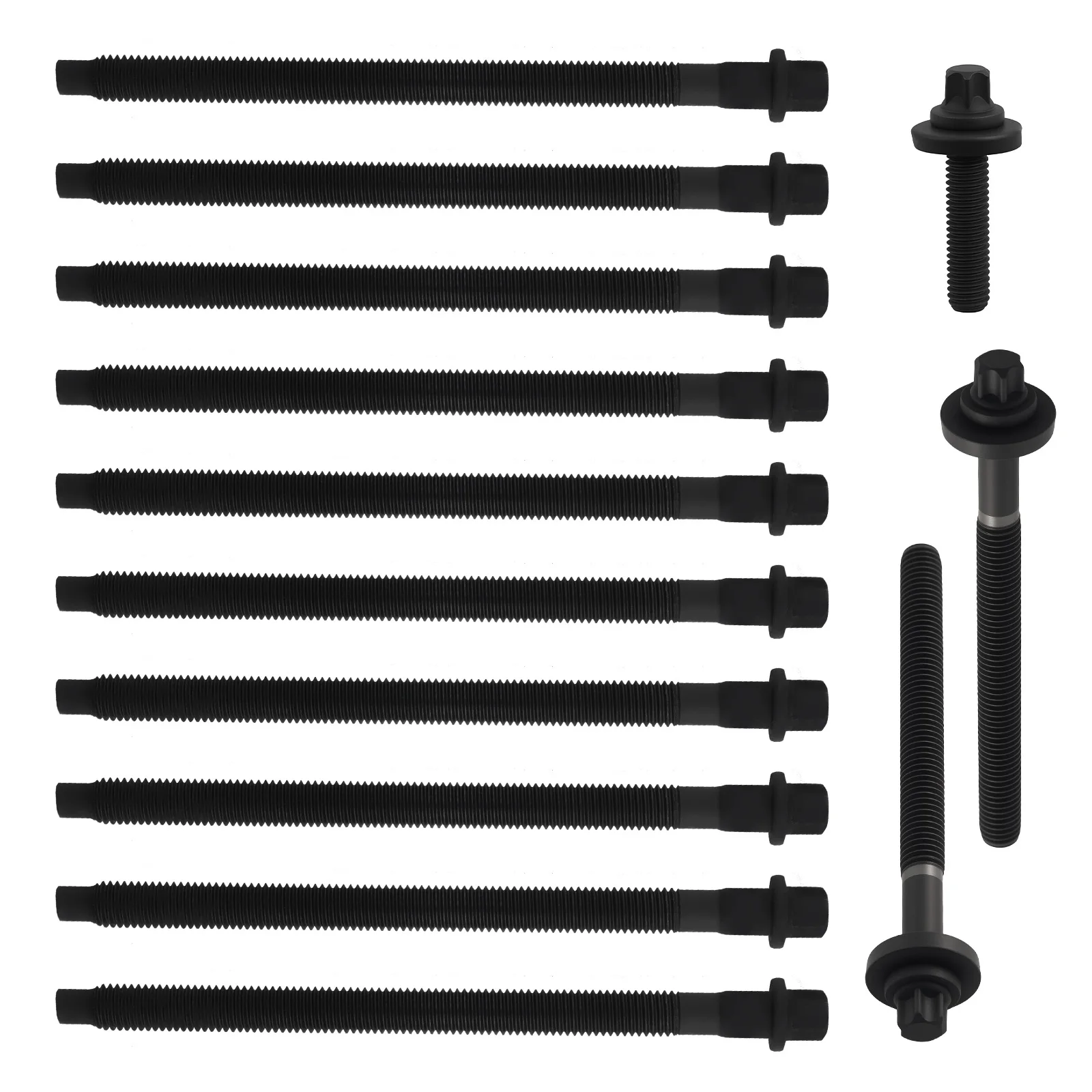 

Cylinder Head Bolts for Mini Cooper Base Hatchback 1.6L 2007-2015 0204C1