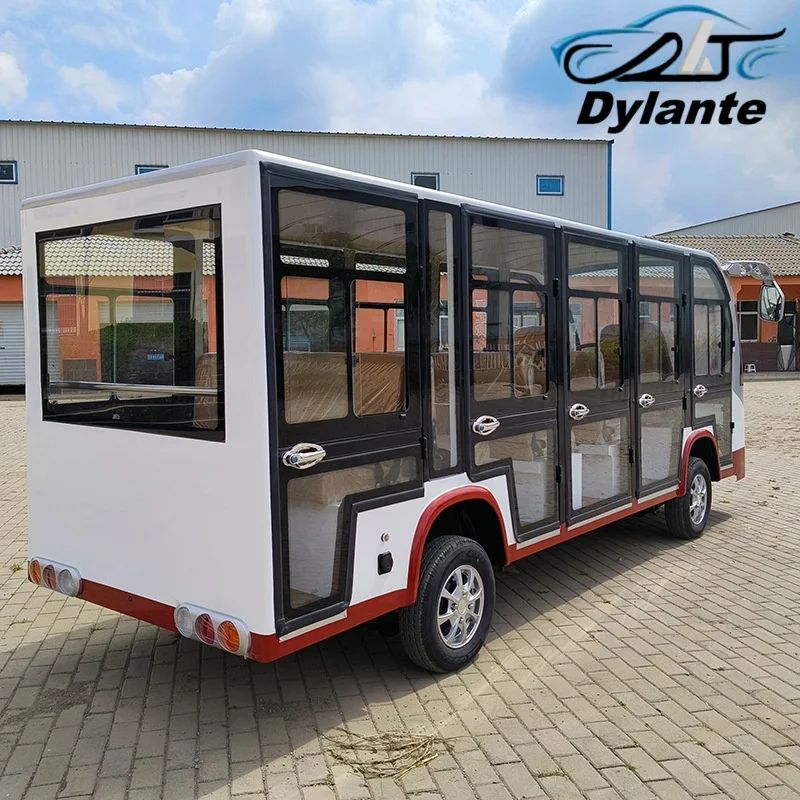 حافلة مكوكية فاخرة سيارة كهربائية حافلة لمشاهدة معالم المدينة بطارية ليثيوم تعمل بالطاقة جولة حافلة 7000 واط عالية الطاقة مدينة مركبة حافلة كهربائية #2