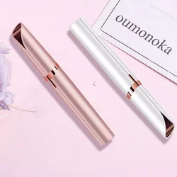 USB Electric Eyebrow Trimmer Makeup Painless Eye Brow Epilator Mini Shaver Razors Portable Facial Hair Remover Women Depilator