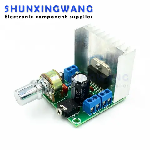 TDA7297 Amplifier Board AC/DC 12V 2x15W 15W+15W Digital Audio Dual Channel Module