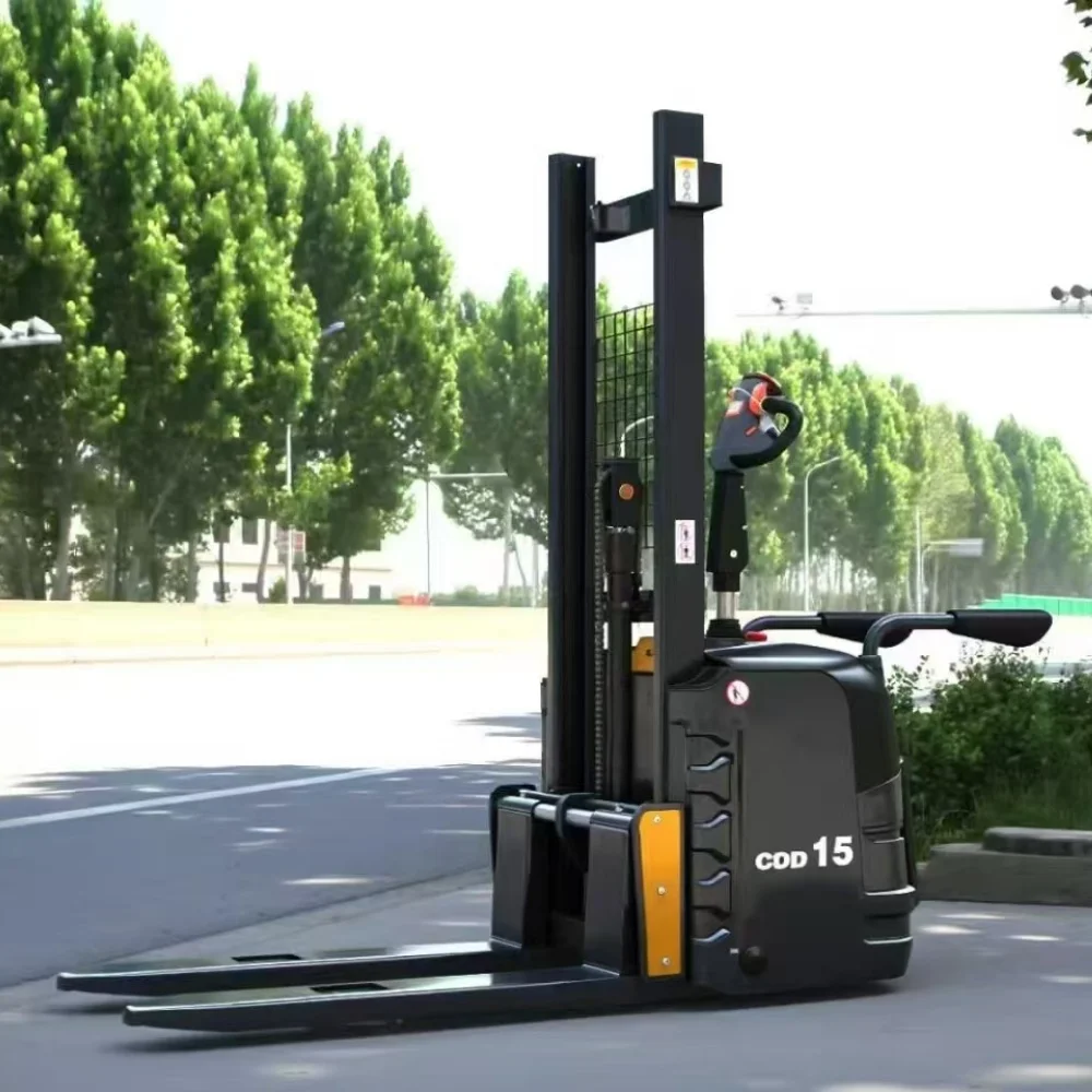 

Battery Operated Pallet Truck Semi Electric Hydraulic Lifting