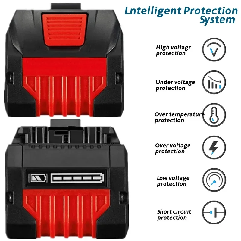 CORE18V 10000mAh batteria di ricambio ProCORE per Bosch 18V Professional System Cordless Tools BAT609 BAT618 GBA18V80 21700 Cell