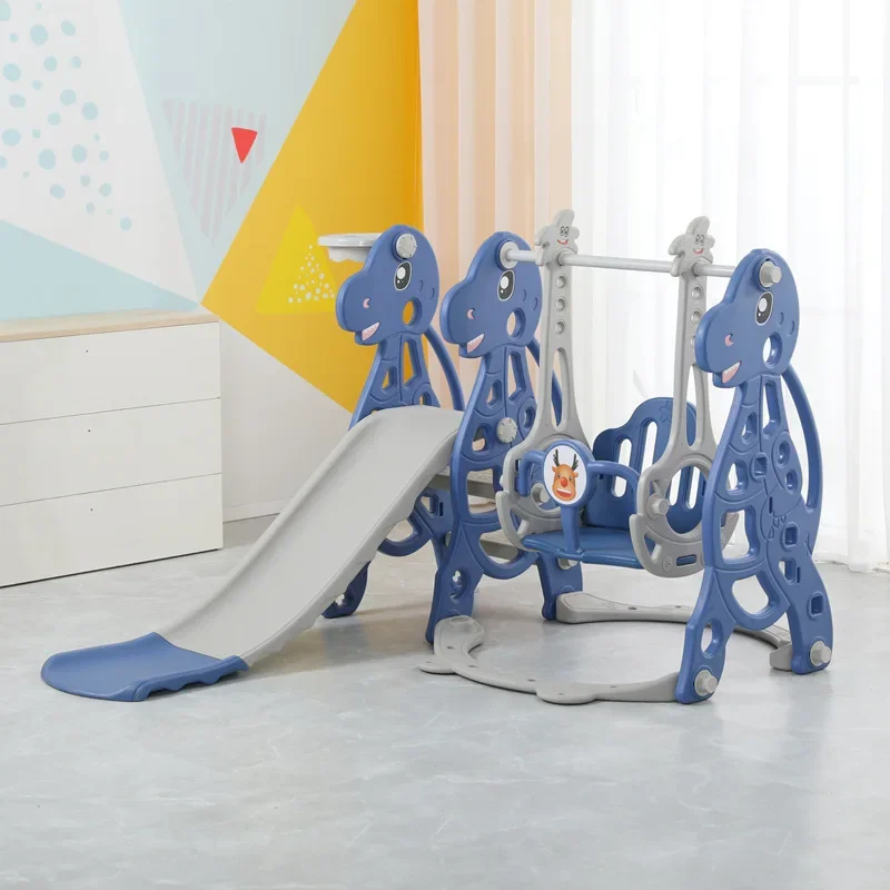 Children's slide baby indoor and outdoor infant three-in-one swing combination
