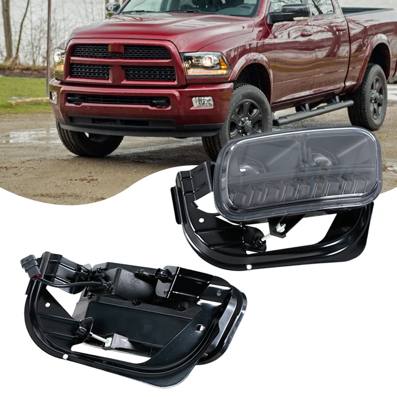 For Dodge Ram 1500 2500 3500 2009 2010-2018 Daytime Running Lights Fog Lights Driving Signal Lights Front Bumper Light Assembly