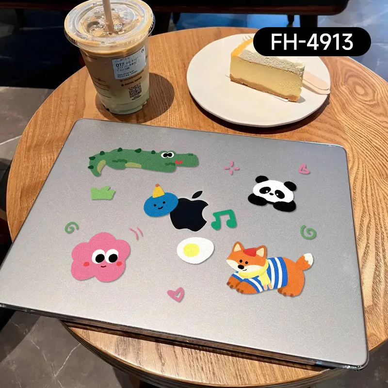 Cute Little Animals Crystal Laptop Case For Macbook Air 13.6 M4 NEO 15 M3 Hard Cover For Mac Book Pro 13 M1 M2 14 M4 M5 16 Cover