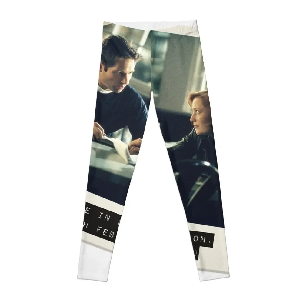 

My One In Five Billion - MSR Mulder and Scully Leggings gym womans Women's high waist Leginsy push up Womens Leggings
