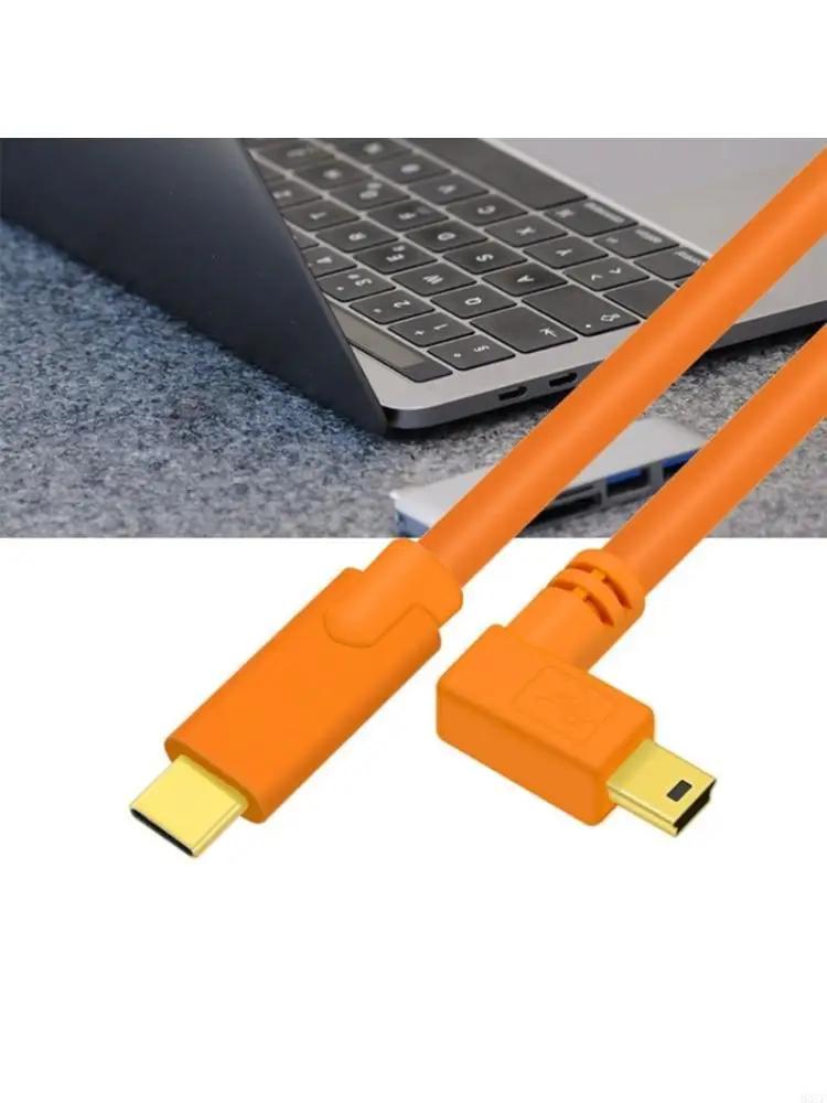 T Type Coppered Data Cable for Professional Photographers Fast File Transfer and Bend Proof Construction 83CF
