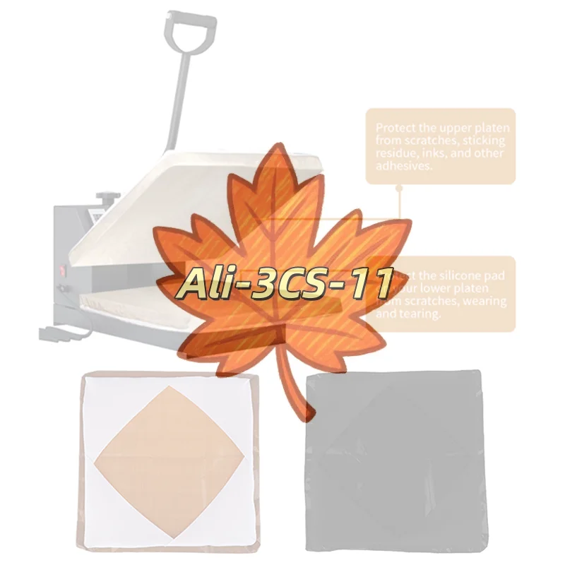 

1Pc Non-Stick Platen Cover for Heat Press - Easy Residue Removal, 300°C Heat Resistant