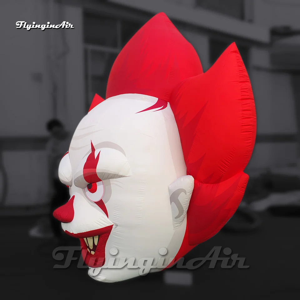 Funny Hanging Giant Inflatable Clown Head Balloon Figure Model For Halloween Party Decoration